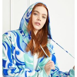 Hill House Blue and Green Patterned Hoodie